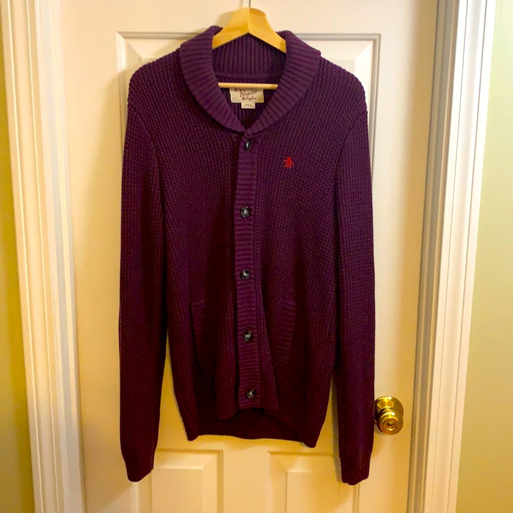 Original Penguin sweater cardigan